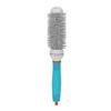Peine de Tubo de Aluminio Cerámico para Salones de Belleza, Peine Alisador y Rizador, Peine de Estilismo Resistente al Calor, Peine de Rodillo Cilíndrico con Dientes de Nylon