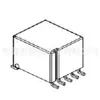 Base de anillo magnético de 85 mm 181, base de inductor 181-1, base, tapa superior, tapa inferior