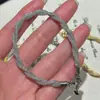 Pulseira de Prata Esterlina S925 com Duas Tiras de Saco de Dinheiro, Design de Nicho, Simples e Estilosa, Luxo Leve Vintage, Joia de Mão Cintilante