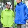 Roupa com Capuz Dobrável e Gola Alta para Proteção Solar, Nova Moda Outono/Inverno para Exterior, Jaqueta Simples de Manga Longa para Homens e Mulheres