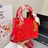 2026 Nuevo Bolso Bordado de la Princesa Diana Bolso de Pañuelo de Seda Lujo Ligero Bolso Cruzado de Gama Alta Bolso de Novia para Boda Venta al por Mayor de Fábrica