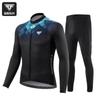 Capitán Tas Traje de Ciclismo Largo de Primavera y Verano Ajustado de Secado Rápido para Hombre y Mujer Ropa de Ciclismo de Montaña y Carretera