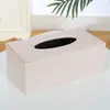 Caixa de lenços de couro para carro Caixa de lenços para Hotel KTV caixa de lenços doméstica simples de PU logo impresso para publicidade