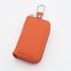 Transfronterizo en stock Patrón de Cordero Cuero PU Bolsa para Llaves de Coche para Hombre y Mujer Universal Gran Capacidad Colgante de Cintura Cremallera Bolsa para Llaves