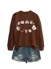 Club de lectura girly de terror Amazon eBay estación independiente sudadera nueva de otoño e invierno versátil de moda para mujer