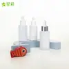 Botellas de Muestra 15ml 20ml 30ml Botellas de Muestra para Aceites Esenciales Gotero Esencia Botellas de Plástico Botellas Dosificadoras para Cosméticos Pet