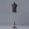 Maniquí de cuerpo entero para exhibición de ropa de hombre, maniquí de tienda de ropa, maniquí de medio cuerpo, soporte para maniquí de traje, ropa formal, soporte para escaparate