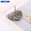 Suporte de Incenso de Pedra Bruta de Cristal Natural Atacado, Bandeja de Incenso, Suporte de Incenso, Artesanato e Enfeites de Cristal