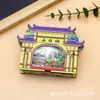 Imanes de Refrigerador Luminosos de Madera Tridimensional Personalizados, Atracciones Turísticas Culturales y Creativas de la Ciudad, Souvenirs Turísticos Especiales, Imanes de Refrigerador de Ciudad