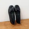 Zapatos de vestir planos retro artísticos de piel de cordero de corte bajo para mujer 2026 nuevo estilo suela suave cómodos bailarinas zapatos planos para ir al trabajo
