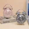 Reloj Despertador de Doble Campana Súper Ruidoso de 4 Pulgadas Esfera Personalizada Creativa Reloj Despertador Silencioso Clásico para Estudiantes Reloj de Mesa Gh823