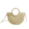 Bolso cruzado tejido para mujer, estilo bohemio, otoño nuevo, bolso de mano lindo con borlas, bolso de hombro único