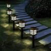 Luces Solares de Jardín Listas para Usar, Luces para Exterior, Pequeñas Linternas de Palacio, Luces de Ambiente Estilo Chino, Luces de Césped, Luces Insertadas en el Suelo, Luces de Jardín con Sensor