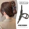 Pinza para el cabello de trigo para mujer, gran agarre en la parte posterior de la cabeza, elegante, de alta gama, con clip de tiburón de metal, nuevo estilo de pinza para el cabello
