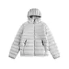 Chaqueta de Algodón Canalé Fina con Capucha Estilo Americano Nueva Moda de Invierno Chaqueta Cálida Acolchada de Algodón Ropa de Abrigo Unisex Moda Coreana Ropa de Algodón