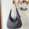 Bolsa Acolchada de Algodón Texturizado Nube de Invierno Modelo Nuevo 2026, Bolso Cruzado Casual Único para Viajes Diarios para Mujeres