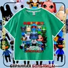 Nueva camiseta de manga corta para niños del juego de Roblox Animal Hospital, top moderno