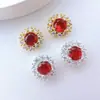 Cobre Chapado en Oro Circonita Microincrustada Redonda Espaciador Multitaladro Cuentas Collar Pulsera Perla Materiales para Ensartar Accesorios de Joyería DIY