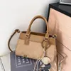 Bolsa de Mão Casual Estilo Coreano Nova Moda Feminina Elegante Temperamento Bolsa Transversal Bloqueio de Cores Design de Nicho Bolsa Tote