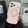 Capa de Celular Compatível com Amazon para iPhone 17 Pro Max com Suporte de Clipe de Mola, Textura Semelhante à Pele e Design Ondulado, Suporte Rotativo 17 Pro