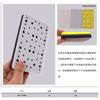 Almohadilla de esponja suave de 80 x 133 mm con 54 orificios para amoladora neumática en seco, almohadilla de pulido, almohadilla de esponja para amolar