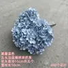 Flores artificiales azul bruma para bodas al por mayor, flores falsas de color bruma oscura para escenario de salón de bodas, decoración floral de fondo de pasillo