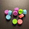 Spot atacado 3cm dez ângulo flor silicone bolo copo pequeno bolo molde multi-color cozimento silicone molde