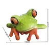 Adesivos Temáticos de Sapo Transfronteiriços, Enfeites Decorativos para Monitor de Mesa de Escritório, Animais de Chá, Pequenos Presentes Criativos Fofos, Artesanato de Sapo