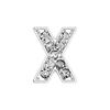 10mm Diamante Branco Letra Liga Strass Letra Inglesa diy Pulseira Coleira de Animal Chaveiro Acessórios de Joias