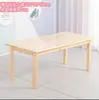 Mesa y Silla de Arte de Madera Maciza para Educación Temprana de Niños Set de Estudio de Arte para Jardín de Infancia Mesa Combinada de Arte Mesa de Aprendizaje para Pintar Mesa y Silla para Manualidades
