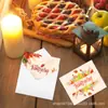 Hk007-T Pegatinas Redondas Decorativas de Acción de Gracias Sellos Adhesivos para Sobres de Tarjetas de Felicitación Pegatinas Redondas de Sello