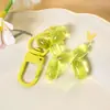 Nuevo Llavero de Perro Globo Transparente Lindo Color Gelatina Dibujos Animados Cachorro Colgante para Bolso de Mujer Adornos Hechos a Mano DIY