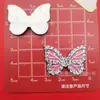 Placa de Palavra Flor Coração Borboleta Estilo Francês Colorida Batom DIY Acessórios de Plástico Acessórios de Cabelo Presilhas para Cabelo Capa de Celular Enfeites