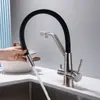 Torneira de Cozinha Transfronteiriça Exportação Purificação de Água Quente e Fria Três em Um Filtro de Pia Purificador de Água Torneira de Cozinha Extensível