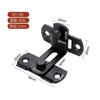 Hebilla de puerta sin perforaciones Hebilla para puerta corredera de inodoro Hebilla para cerradura de puerta de mueble Hebilla Perno de acero inoxidable Pestillo de puerta de habitación hebilla