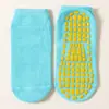 Calcetines Antideslizantes para Trampolín de Niños, Calcetines de Piso con Puntos, para Parque Infantil, Bebé, Aprendizaje Temprano, Caminar, Calcetines de Yoga para Adultos en Interiores