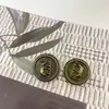 Novo Botão de Liga de Metal Vintage Padrão de Elefante Botão Redondo Jaqueta de Terno Casaco Suéter Fivela Decorativa Costurada à Mão