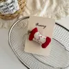 Nuevo Pasador de Frutas de Dibujos Animados Bordado Relleno de Algodón Lindo Clip de Pato Manzana Zanahoria Pasador para el Cabello de Niñas Diadema Tocado