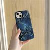 Funda para Película Flor Sombra de Luna Adecuada para Apple 17/18 Pro Max Funda Protectora iPhone 16 Funda Artística para Teléfono