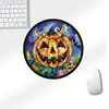 Serie de Halloween Creativa de Dibujos Animados Redonda Gruesa Oficina Estudio Escritorio de Computadora Alfombrilla Pequeña Popular Transfronteriza Mouse Pad