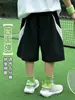 Panda Yuan Yuan Verano 2025 Nuevos Pantalones Cortos de Secado Rápido para Niños Bloque de Color Protección Solar Infantil Pantalones Cortos Deportivos de Cinco Puntos