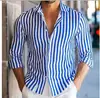 Camisa de Manga Larga para Hombre de Comercio Exterior Transfronterizo Estilo de Corte Patrón Floral Dorado Retro Sensación de Alta Gama Camisa Fuente de Fábrica Dropshipping