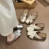 Pantuflas Gruesas de Verano para Exteriores 2026, Moda Nuevo Estilo Caladas de Punta Cerrada, Sandalias de Cuña para Playa