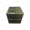 Intercambiador de Calor Sensible Tipo Placa Zhonghui Núcleo de Lámina de Aluminio Epoxi Tipo Flujo de Horquilla Era Máquina de Tratamiento de Gases de Escape para Recuperación de Calor Residual