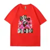 Camiseta Casual 2025 para Hombre y Mujer de Manga Corta Diaria Casual Estampado de Letras Holgada de Manga Corta Al por Mayor
