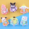 Acessórios DIY Cachorrinho Kuromi Cola Cremosa Peças de Resina Materiais Manuais DIY Presilha de Cabelo Capa de Celular Adesivos para Copo de Água