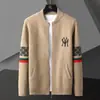 Cárdigan de punto de marca de moda otoñal abrigo holgado para hombre suéter de ropa exterior de moda ins top versátil para hombre de primavera y otoño