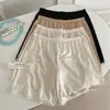 Leggings Satinados Perlados de Seda de Hielo Anti-Exposición con Ribete de Encaje, Shorts de Seguridad, Shorts tipo Boxer, Shorts para Dormir, Se Pueden Usar Afuera