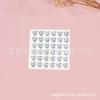 10mm 36 Corazón de Durazno Niños DIY Manual Facial Decorativo Adhesivo Acrílico Diamante Pegatinas