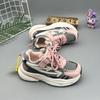 Marca Zapatos Deportivos para Niños y Niñas 2025 Nuevo Primavera y Otoño Malla Papá Botón Zapatos para Niños Suelas de Parche Antideslizantes